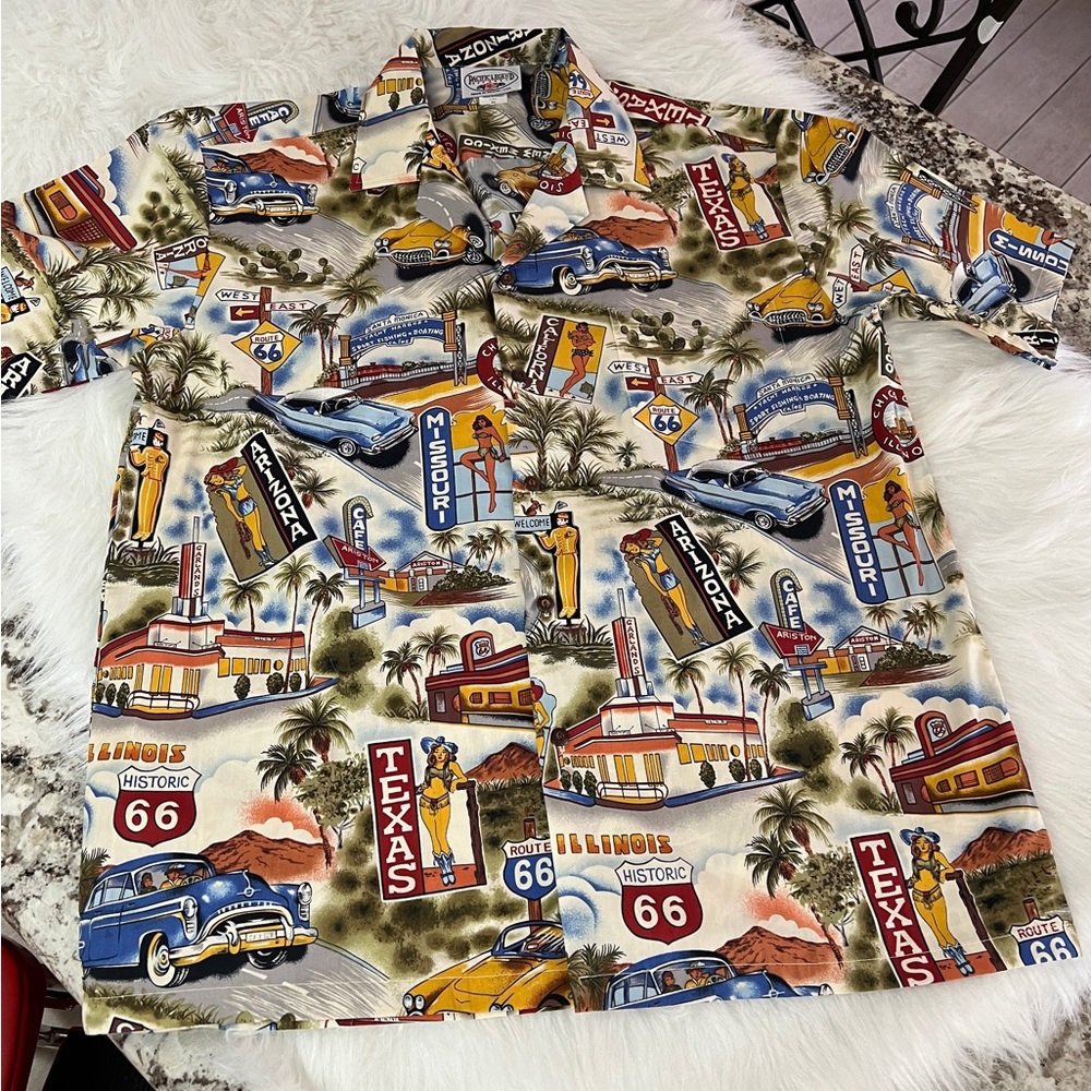 Pacific Legend Short Sleeve Button Down Shirt